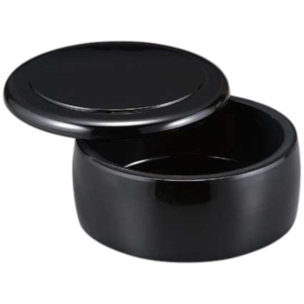 Premium Nigiri Sushi DX Taiko Chirashi Made in Japan J-kitchens Plate, Black,