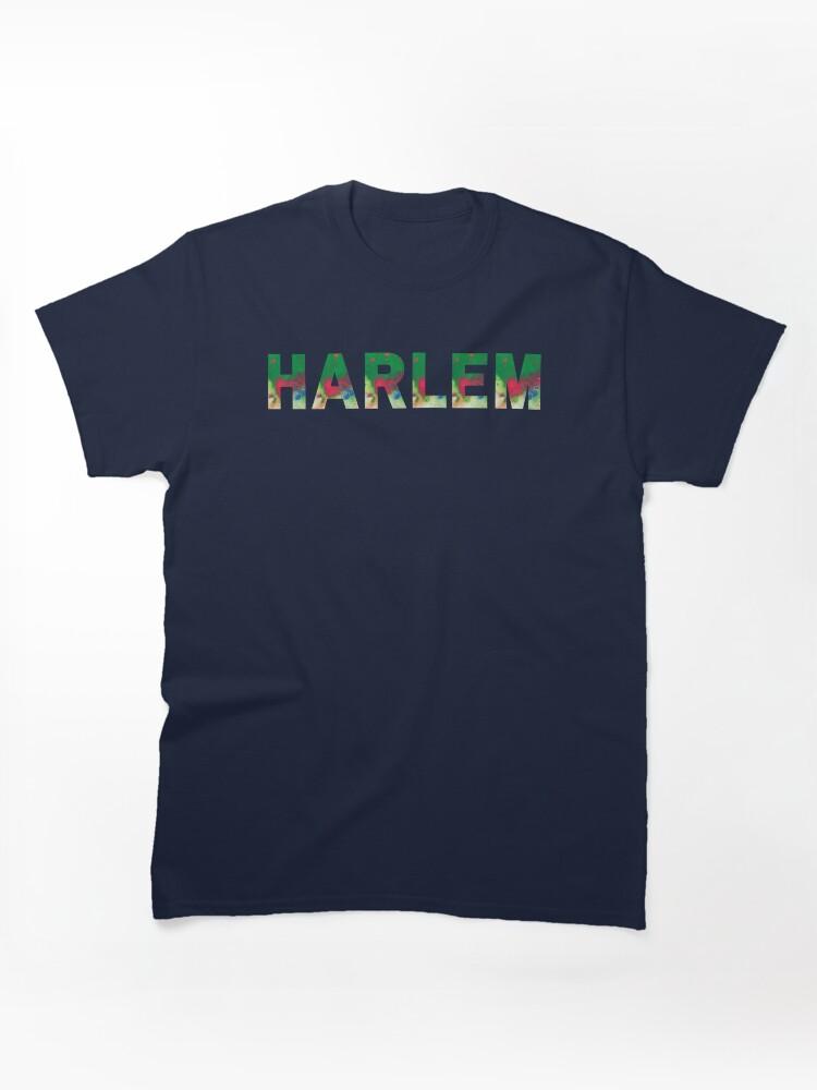 Last Bronx Harlem Texted Based | Colorful Abstract Paint Design Classic T-Shirt