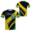 Hot Selling World Cup BRASIL Brazil Flag 3D Printed Pattern T-shirt for Men's Sports Leisure