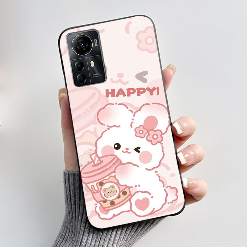 Casing For ZTE Blade A72s A7050/V41 Smart Case Luxury Dragon Cute Cool Boys Girls Black Matte Soft TPU Silicone Shell Back Cover