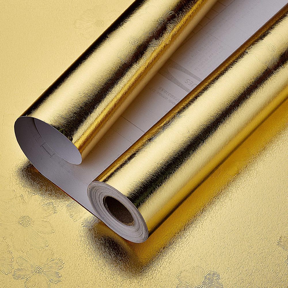 Thickened Waterproof High-Temp Resistant Aluminum Foil Kitchen Cabinet Self-Adhesive Oil-Proof Sticker