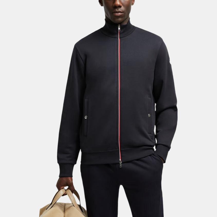 Moncler tricolour-trim cotton sweatshirt K10918G00072809KR778