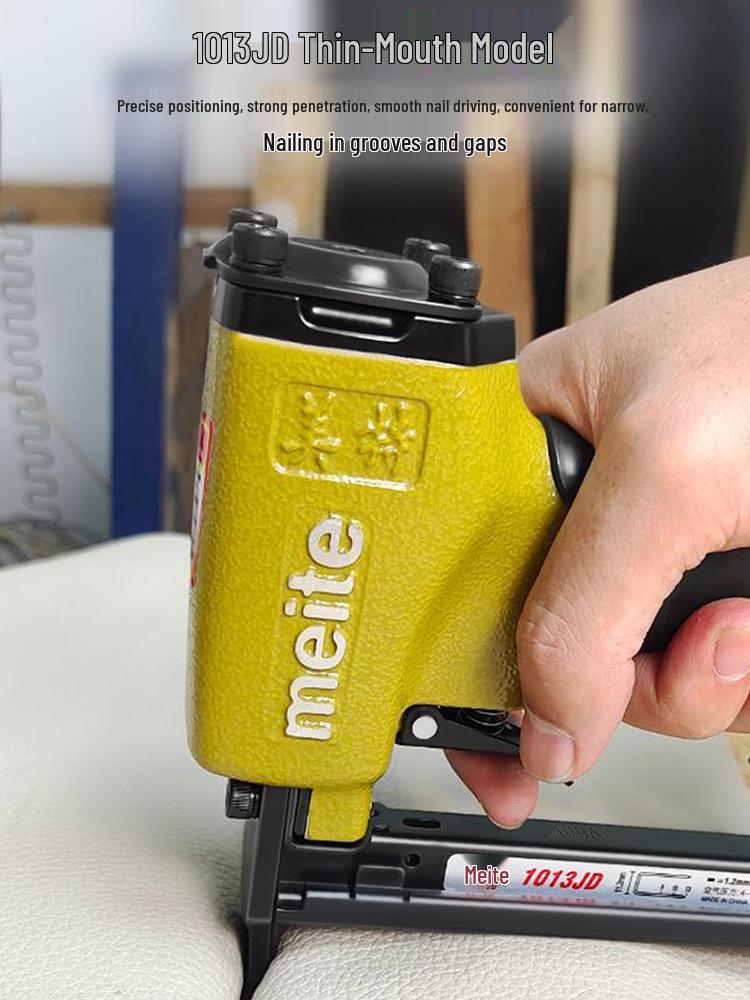 Meite Pneumatic Automatic Brad Nailer for Woodworking and Home Decoration