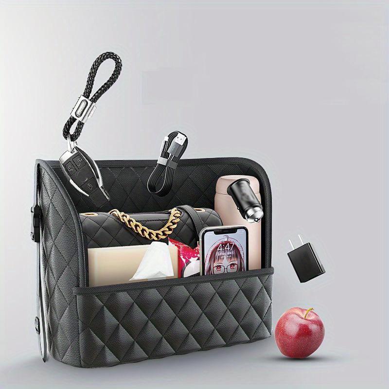 Car Seat Back Storage Bag Hanging Bag Multifunctional Storage Car Seat Tissue Box Storage Bag Car Interior Decoration Supplies