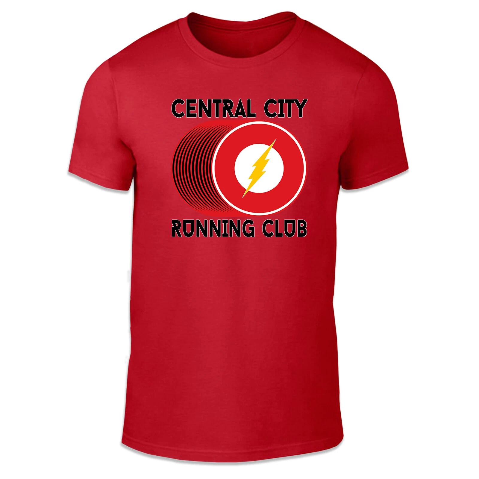 Central City Running Club Unisex T Shirt - Parody Movie TV Super Fun Hero 3XL