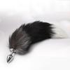 Stainless Steel Fox Tail Dog Tail Metal Anal Plug Adult Sex Toy