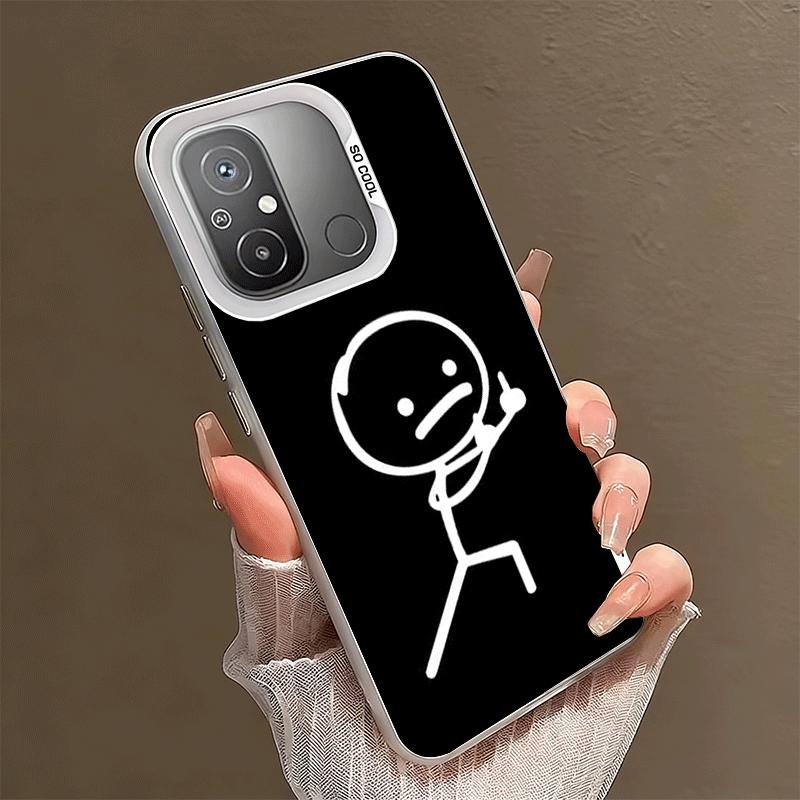 Funny Stickman Matchman Soft Phone Case for Xiaomi Redmi 15C 15 14C 13C 12C Poco X5 X6 X7 Pro X3 F8 F7 Ultra M8 13 12 Cover Back