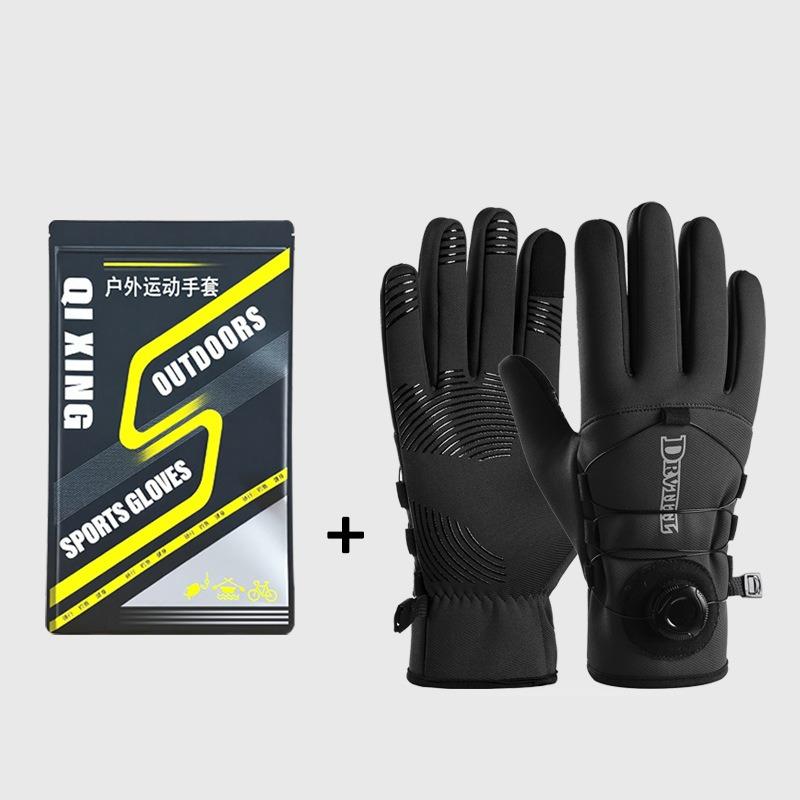 Cycling Gloves New Winter Gloves Men s Windproof, Waterproof and Cold-proof Cycling Running Sports To Keep Warm