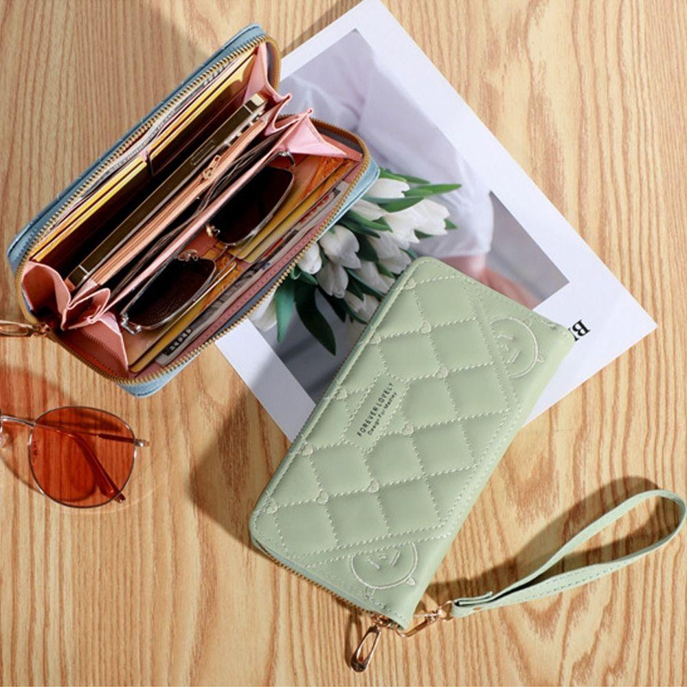 

Large Capacity Long Wallets PU Leather Credit Card Holder New Purses Women
