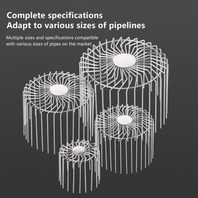 Neuer Edelstahl Dachboden Bodenablauf Balkon Entwässerungsrinne Anti-Blockier-Gitterabdeckung Garten Außen Dachrinne Schutz 1 Stück