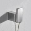 304 Stainless Steel Wall-Mounted Clothes Hook for Bathroom and Entrance - Single Hook for Coats, Hats, and Clothing