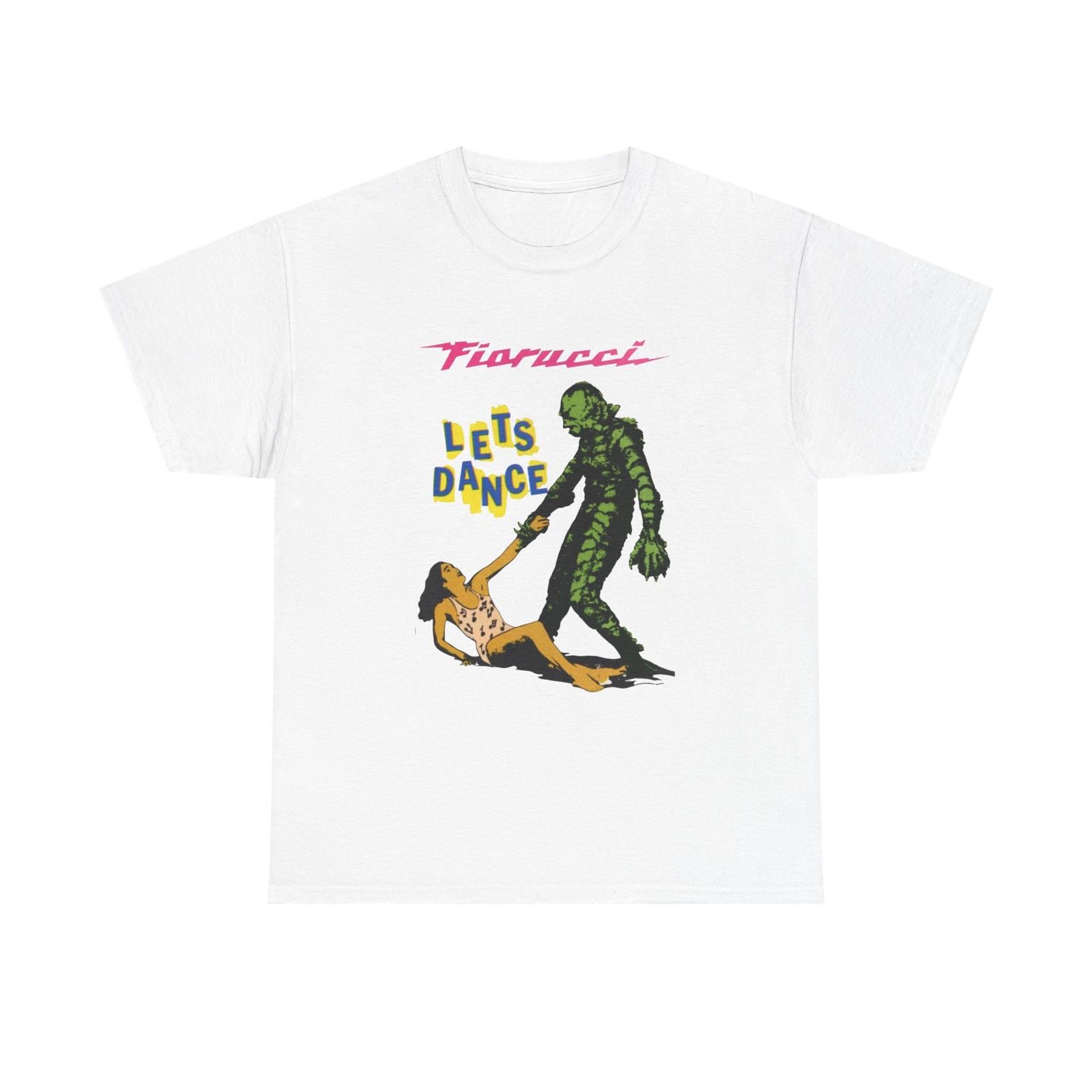 Fiorucci Lets Dance Retro Graphic T Shirt Mens Womens Tees Top Unisex Heavy Cotton Tee NEW Gift 3XL