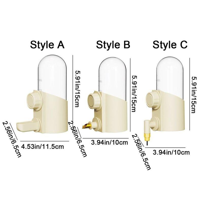 250ml Birds Water Feeder Silent Large Capacity Pet Birds Water Bottle Hangable Automatic Refill
