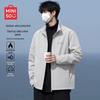 MINISO Men's Winter Stand-Collar Padded Jacket with Letter Print