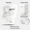 Summer Men's Ice Silk Sunblock Mask Ice Sleeve Outdoor Fishing Ride Face Mask Veil UV Protection Solid Color Neck Scarf