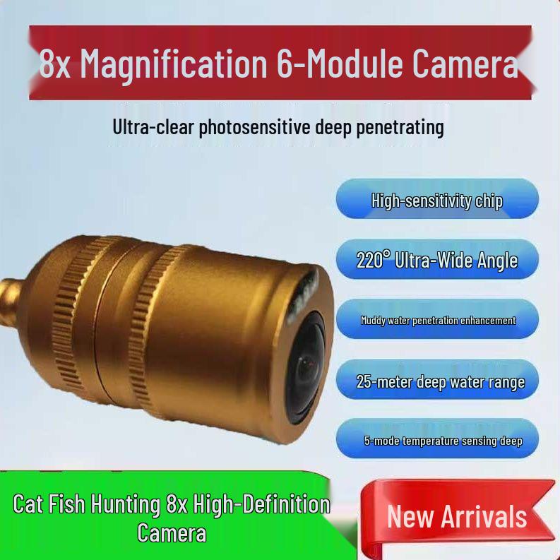 Submarine 8x Magnification Fish Exploration Camera
