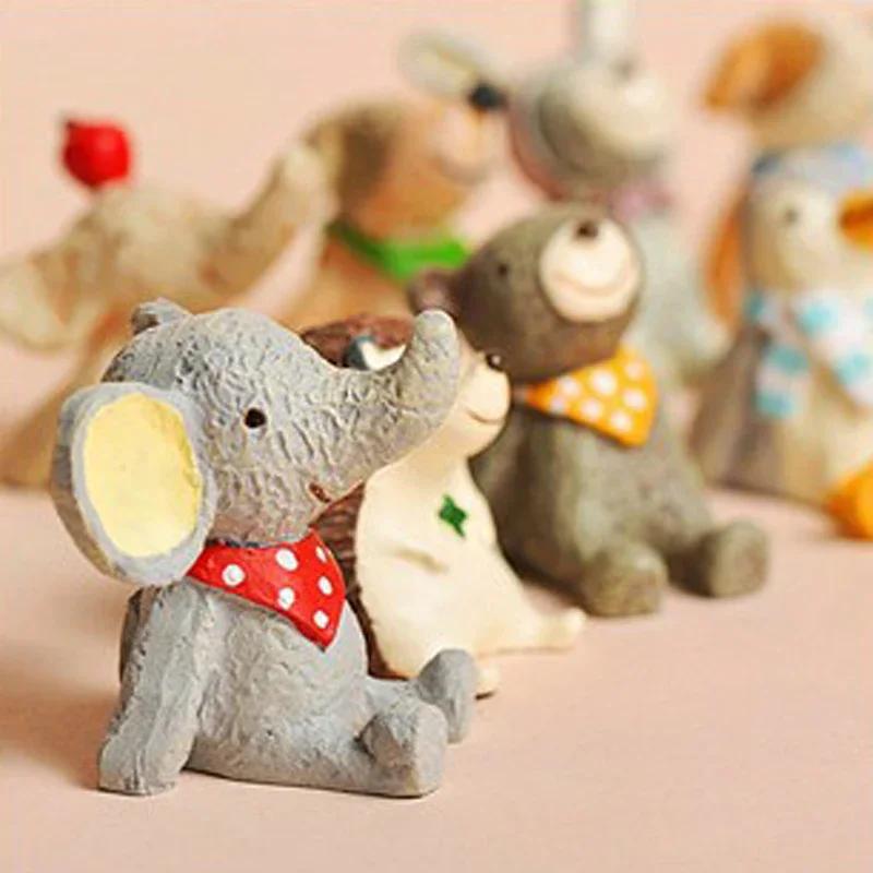 Small Miniatures & Figurines Ornaments Look Up To The Sky Mini Animals Micro Landscape Props Home Decor Resin Crafts Decoration