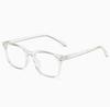 Rivet Big Square Myopic Glasses Women Men TR90 Frame Minus Lens Prescription Spectacle Diopter 0 -0.5 -0.75 -1.0 To -6.0
