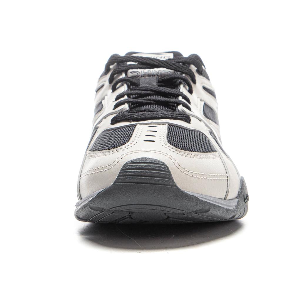 Li Ning Film Retro Slip Resistant, Abrasion Resistant, Lightweight Low Top Casual Shoes Women's Gray Black AGLV204-3