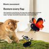 Rechargeable Automatic Cat Teaser Toy 3 Modes Simulation Butterfly Cat Teaser Hanging Elastic String Feline Toy