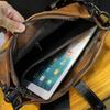 TS JYL laptop bag,New Trend Men Crossbody Bag Vintage Simple Commuter Satchel iPad Bag