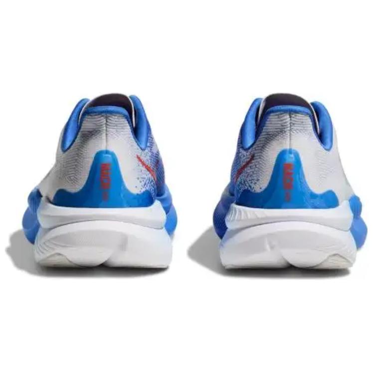 HOKA One One Mach 6 Y2K Retro Laufschuhe Weich Bequem Rutschfest Langlebig Low-Top Laufschuhe Herren Laufschuhe Hellgrau 1147790-WHTV