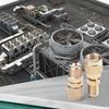 2x R32/R22/R410a Schnellkupplungsadapter 5/16-SAE F auf 1/4-SAE Klimaanlagen