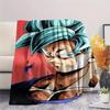 Dragon Ball Character Poster Print Flannel Blanket,High quality Comfortable for All Seasons,Home Decor,Warmth and Comfort,Perfect for Christmas Gifts
