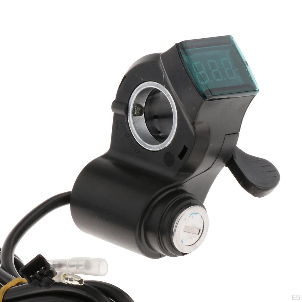 Battery Voltage Display Power Electric Bicycle Twist Throttle Accessory