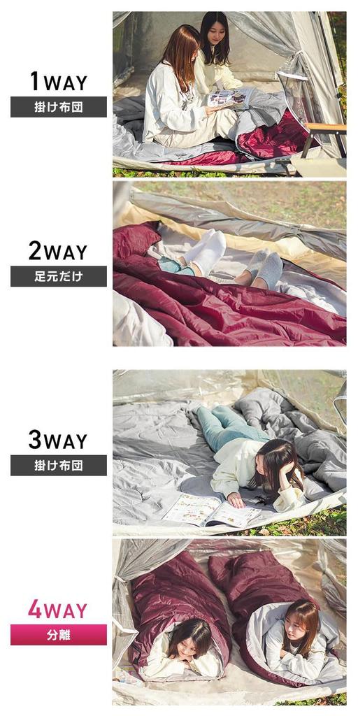 SEIKOH All Seasons omyvatelný kompaktní spací pytel pro 2 osoby Typ obálky 2v1 Single Connection Double Outdoor Camping Stan Prevence katastrofy