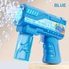 6 Hole Light Bubble Gun Toy Handheld Bubble Gun Outdoor Wedding/event/game/interactive Without Battery Bubble Water