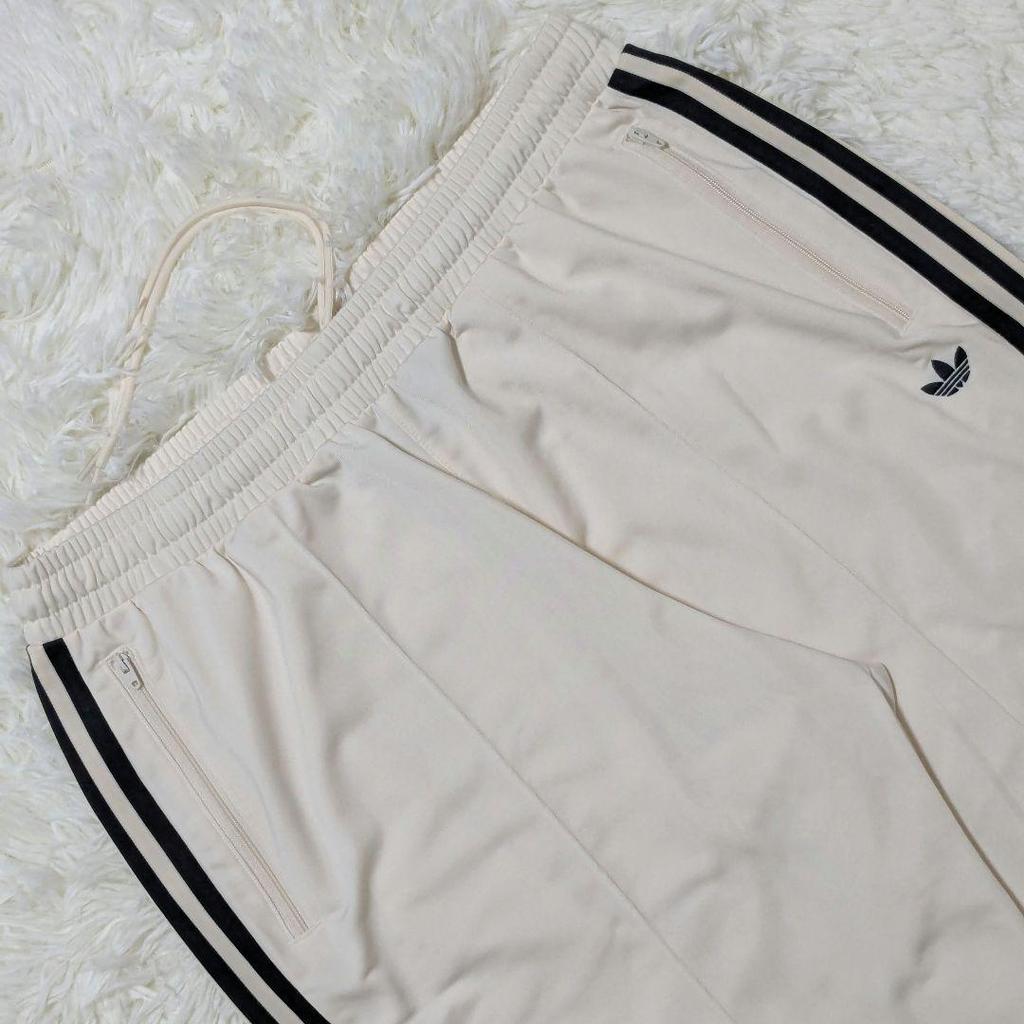 [USED] Adidas Beckenbauer Track Pants in Black and White (Size 2XL) - Unisex (Worn by Daiki Tsuneta)