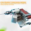 220V Electric Belt Sander Mini DIY Polishing Grinding Machine Cutter Edges Sharpener Woodworking DIY Multifunctional Grinder