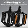 High Quality Forged Aluminum Alloy Anti-Slip Bicycle Pedal with Rechargeable Light for Mountain & Road Bikes
