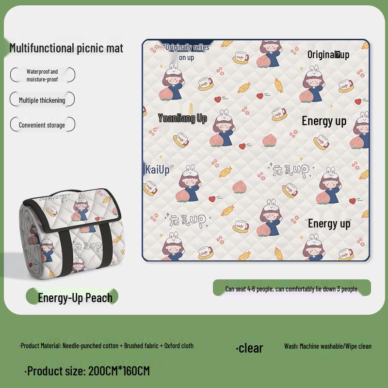 Waterproof Outdoor Picnic & Camping Mat: Thick, Moisture-Proof, Portable Lawn Cushion