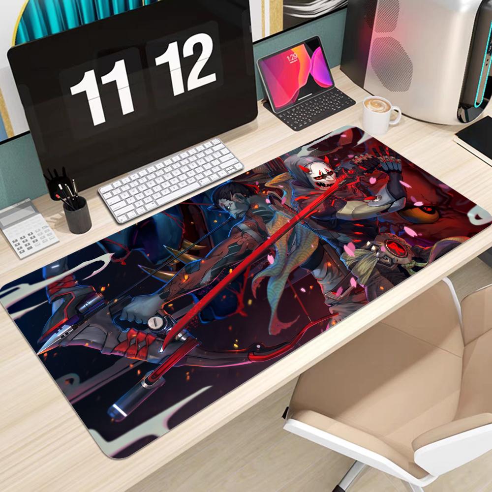 Japanese Samurai Tree Sun Mousepad Animation Office Student Gaming Thickened Large Writing Pad Non-slip Cushion Mouse Pad for Te
