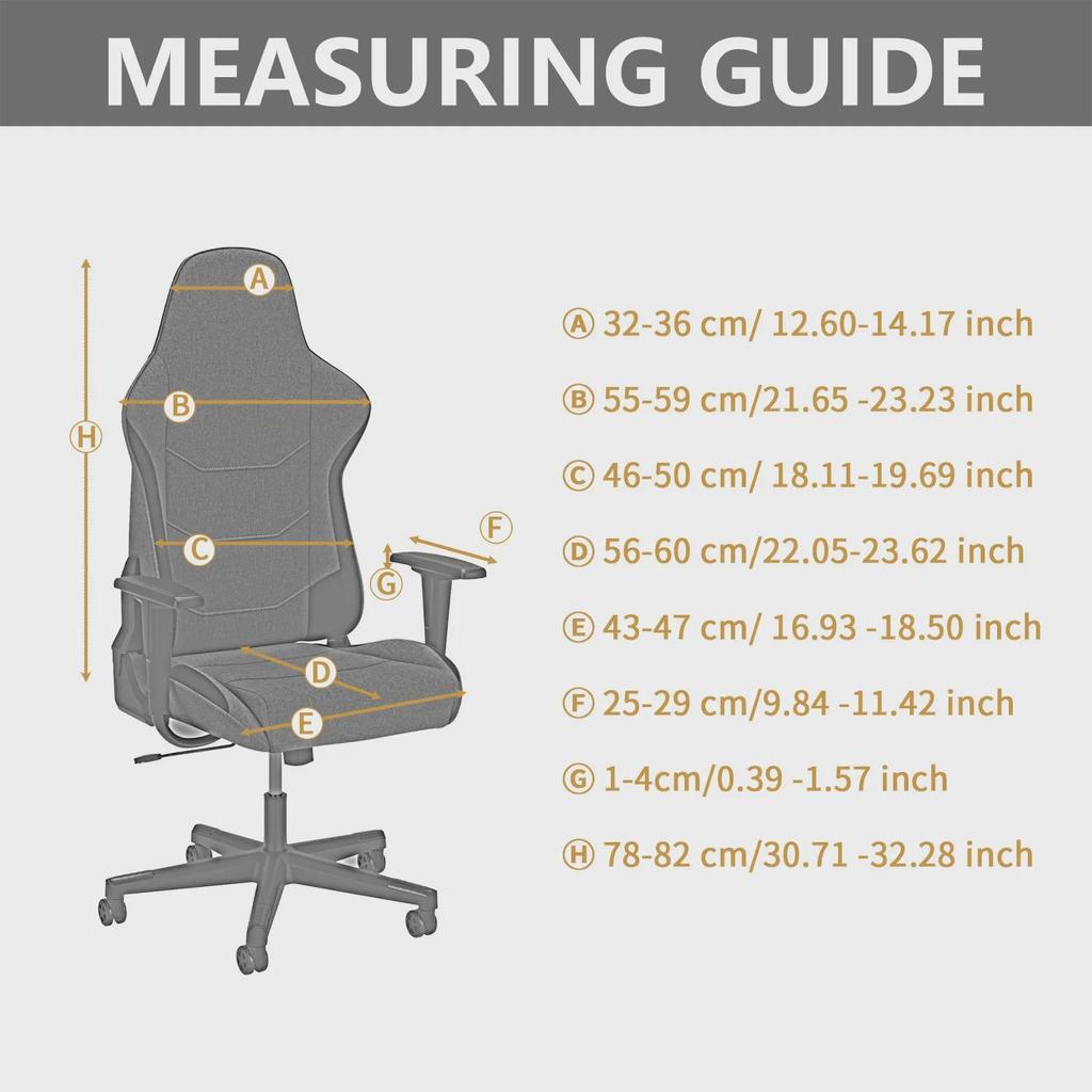 Silver Fox Velvet Gaming Chair Cover with Color Matching and Thick Padding