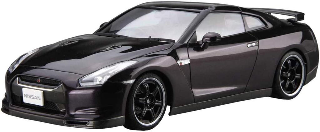 Aoshima Bunka Kyozai Das Modellauto 35 Nissan R35 2009 Plastikmodellbausatz Co., Ltd. (AOSHIMA) 1/24 Nr.. GT-R Spec-V