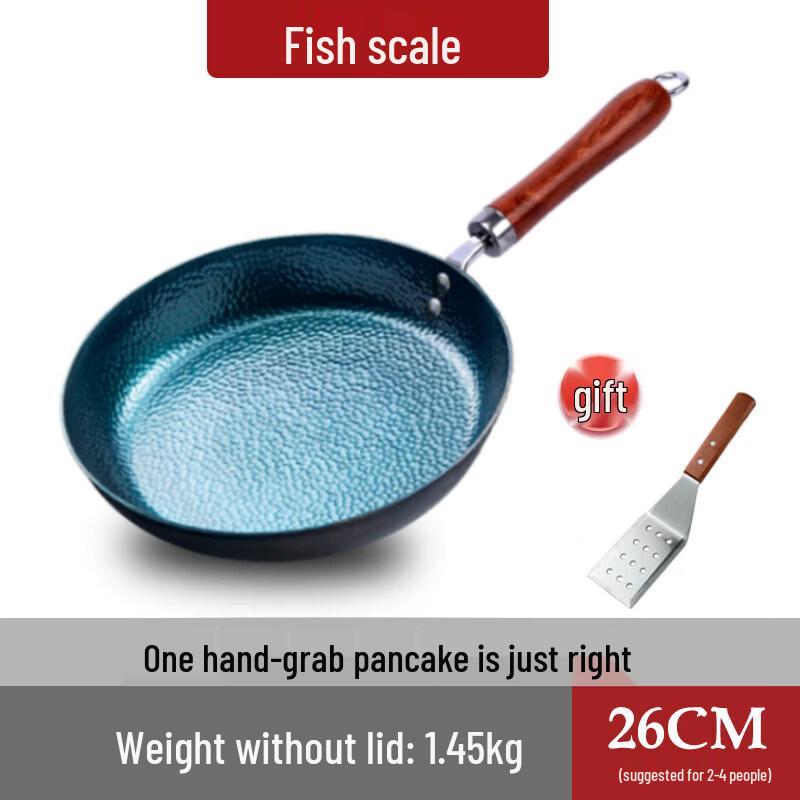 Qiwei Zhangqiu Handmade Iron Frying Pan