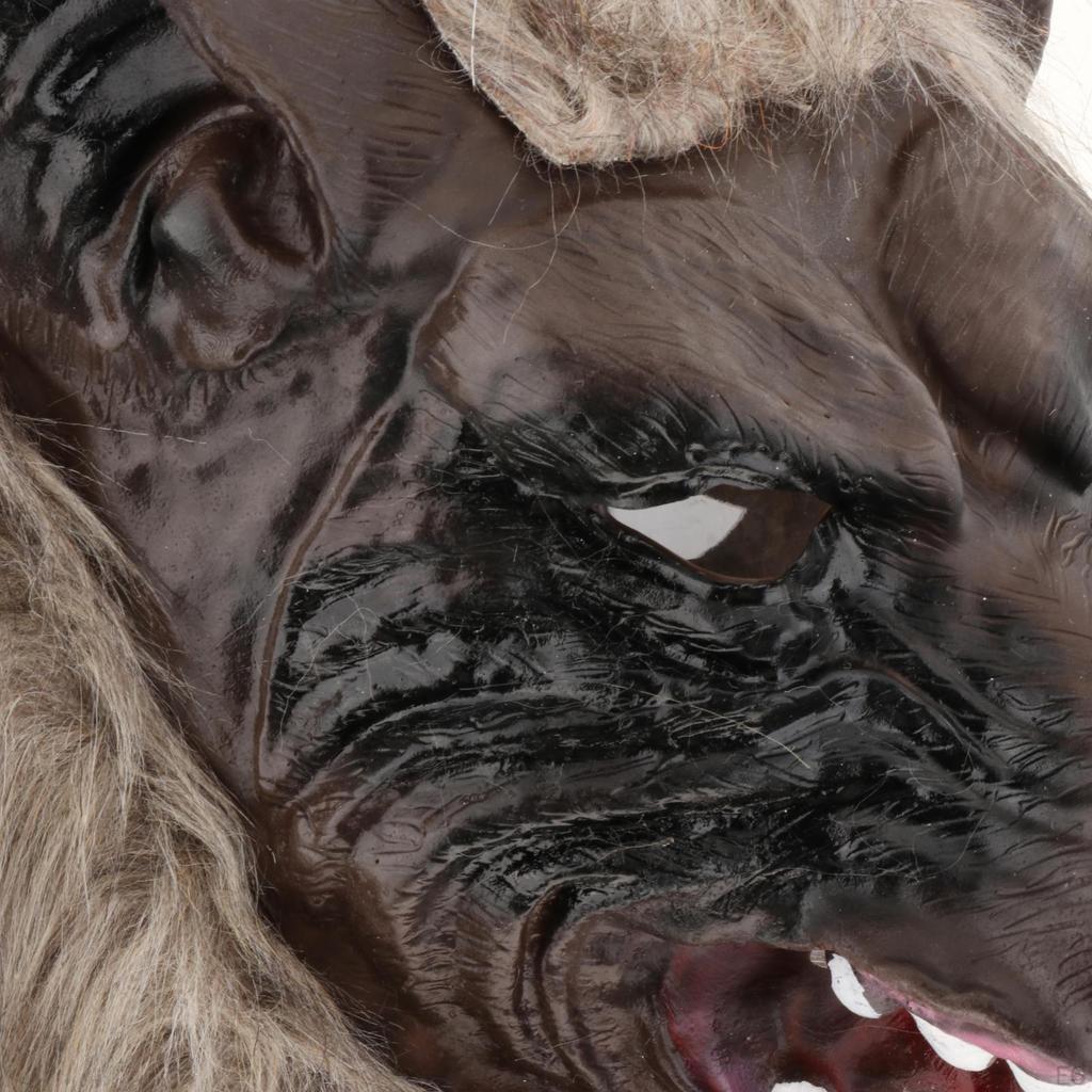Scary WereMask Wolfs Mask Novelty Creative Props Comfortable Fancy Dress Half Face Costume for