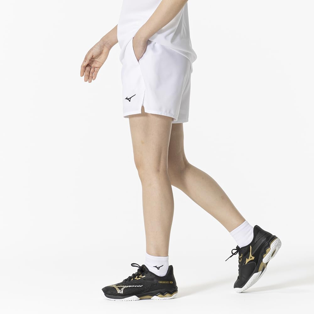 Tennis Badminton Game Half Officially Recognized by the Japan Badminton M [Mizuno] Pants, Pants, Association, 62JBB220, Women's, White,