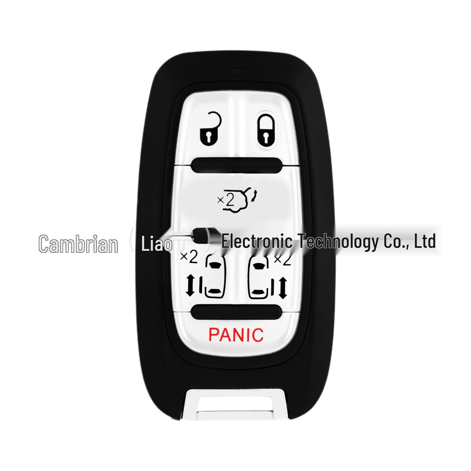 

Совместимый 6-кнопочный смарт-ключ для Dodge Chrysler Voyager M3N-97395900 5.4x4.2x1.4 cm чёрный