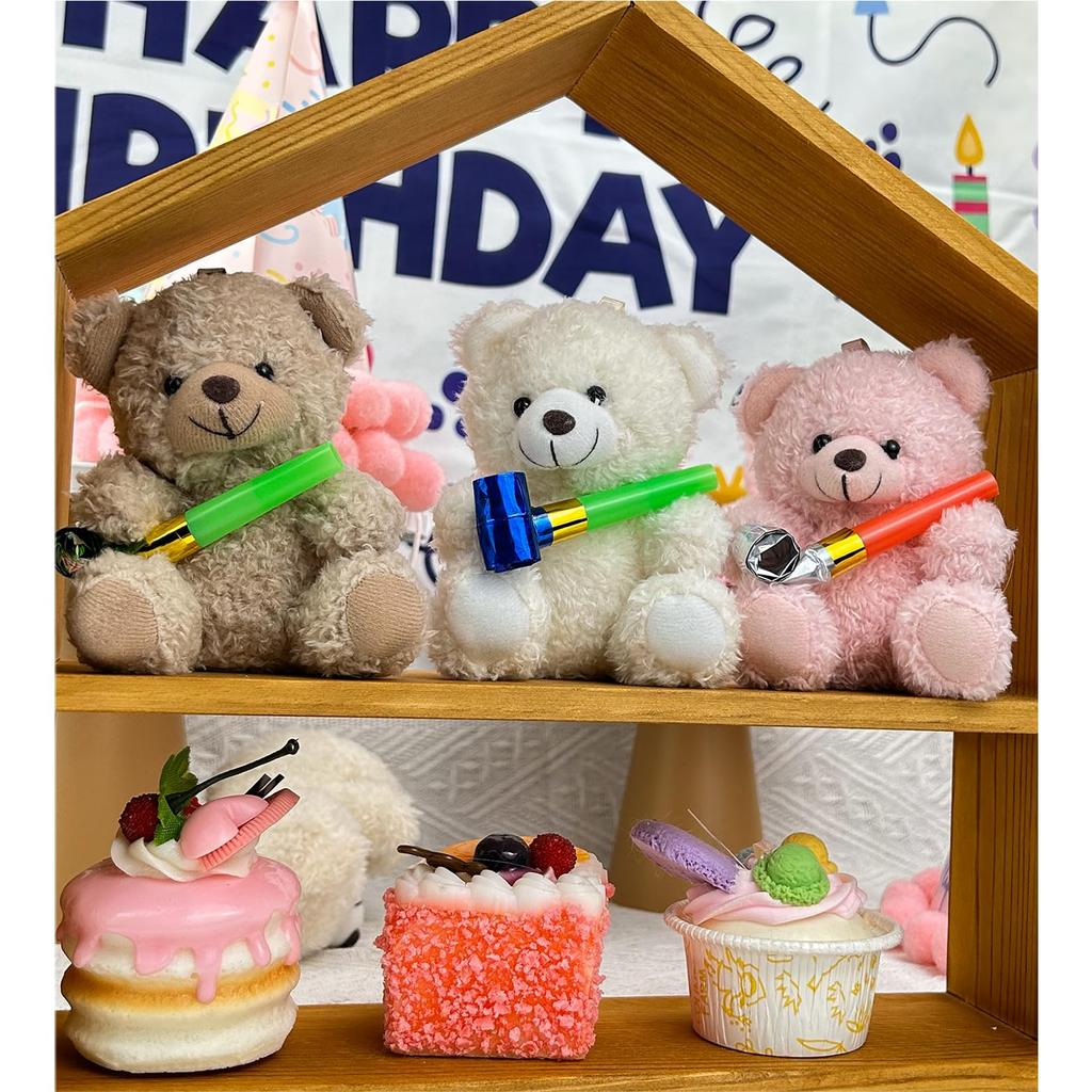 Mini Pluszowe Misie Hurtowo, Małe Pluszowe Zwierzątko Zabawkowe, Miękkie Pluszowe Mini Misie na Baby Shower, Ukończenie Szkoły, Wesele, Imprezę Urodzinową