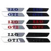 BSK1 Ventilkappenset Metall Auto Seitenemblem Kotflügelabzeichen Stoßstangenleisten Aufkleber Für Volkswagen GTI MK3 MK5 Passat Polo Golf Jetta Tig ao2