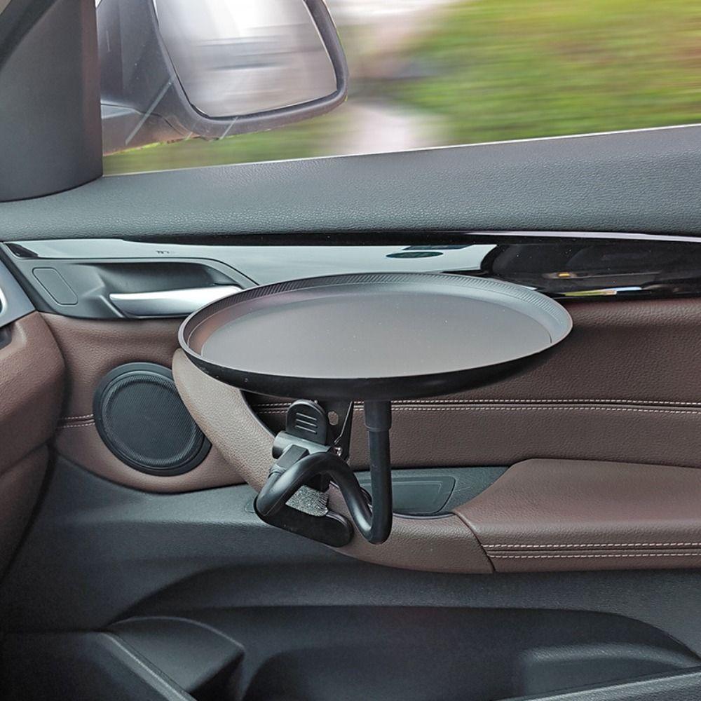 

Adjustable Car Cup Holder Tray 360° Swivel Arm Car Cup Bracket Car Tray Table Auto Interior Parts чорний