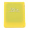 32MB Game Memory Card High Speed FMCB 1.966 Memory Card Data Storage Memory Card for PS2Yellow