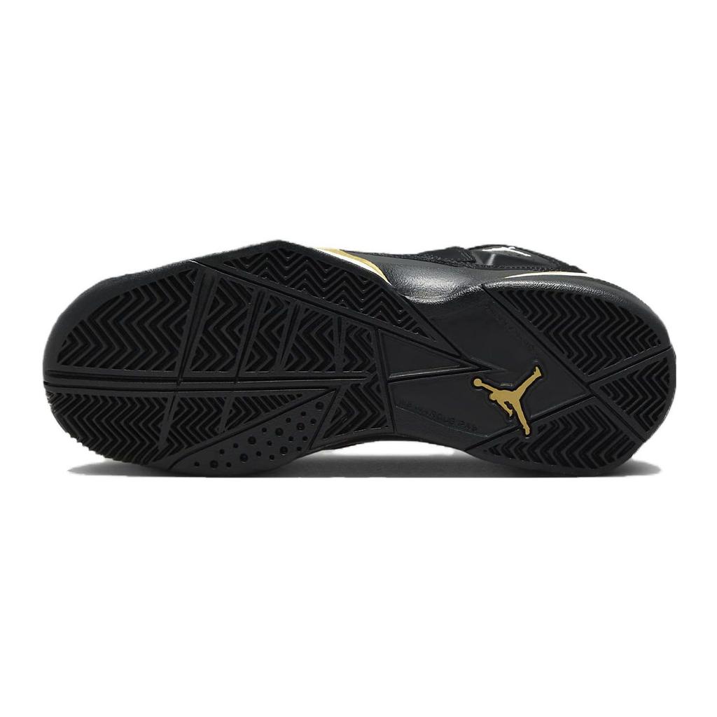 Air Jordan Jordan True Flight GS Black Metallic Gold 2023 Kids Sneakers White 343795-017