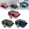Cat Litter Box Kitten Toilet High Sided Travel Kitten Litter Pan Detachable Anti