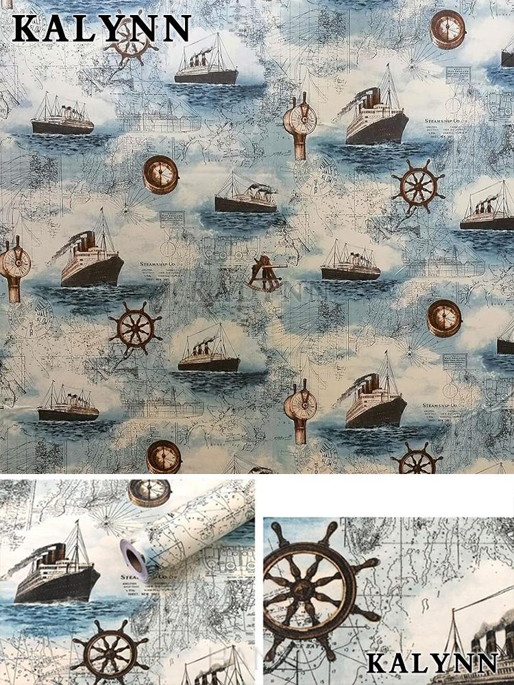 Vinyl Contact Paper Wood Wallpaper Stick and Peel Removable Self Adhesive Wall Paper for Living Room Bedroom Kitchen Width 45cm