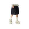Li Ning Wade Series Solid Color Casual Breathable Loose Sports Shorts Men Shorts Black AKSR677-1